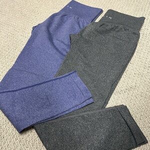 NVGTN heathered seamless legging - size L - 2 colors. Like new! Will separate.